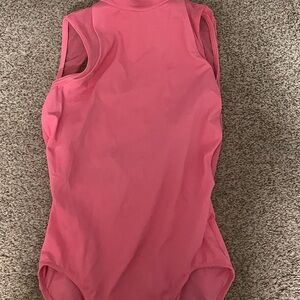 Women's Pink Sleeveless leotard